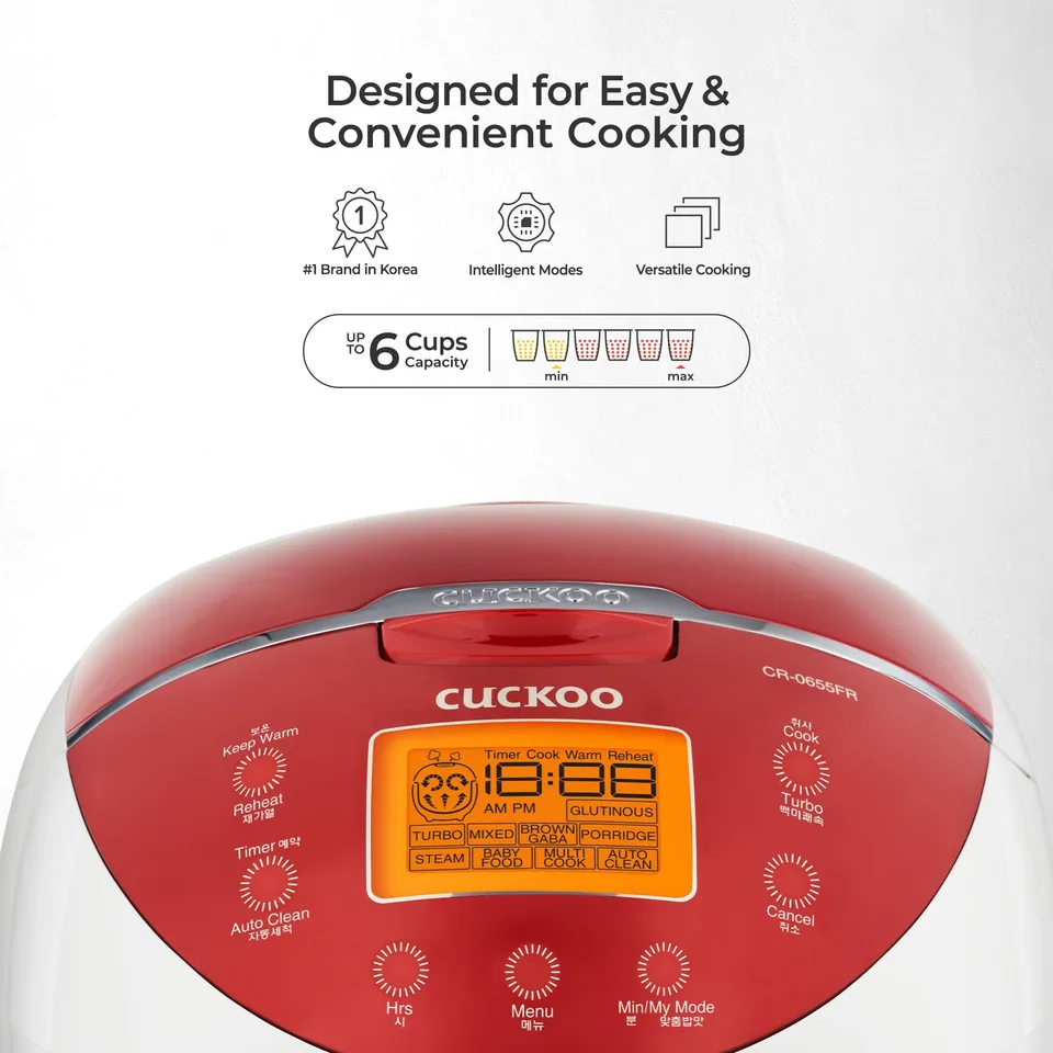 Cuckoo 6-Cup Micom Rice Cooker CR-0655F, photo 3 of 4
