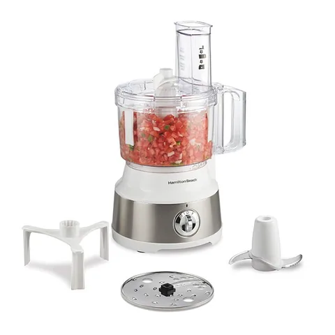 Hamilton Beach Bowl Scraper Food Processor, 10 Cup, White (70733)
