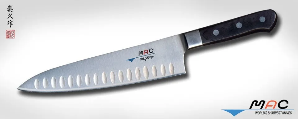 MAC Professional Series 8-Inch Chef's Knife with Dimples (MTH-80)
