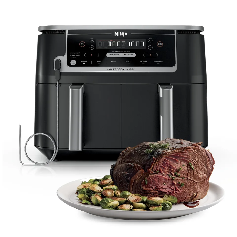 Ninja Foodi 6-in-1 10-Quart XL 2-Basket Air Fryer with DualZone (DZ401)