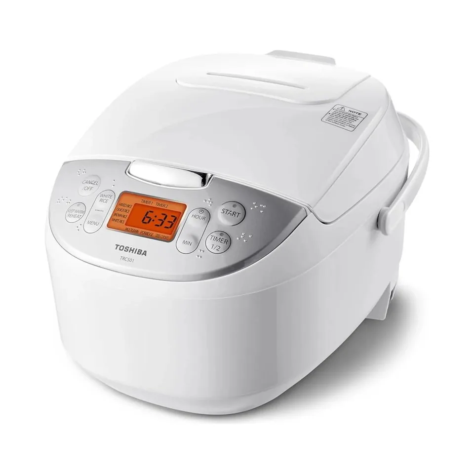 Toshiba 6-Cup Rice Cooker with Fuzzy Logic (TRCS01)